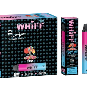 WHIFF Trio 2500 Puffs Disposable Device – Candyland